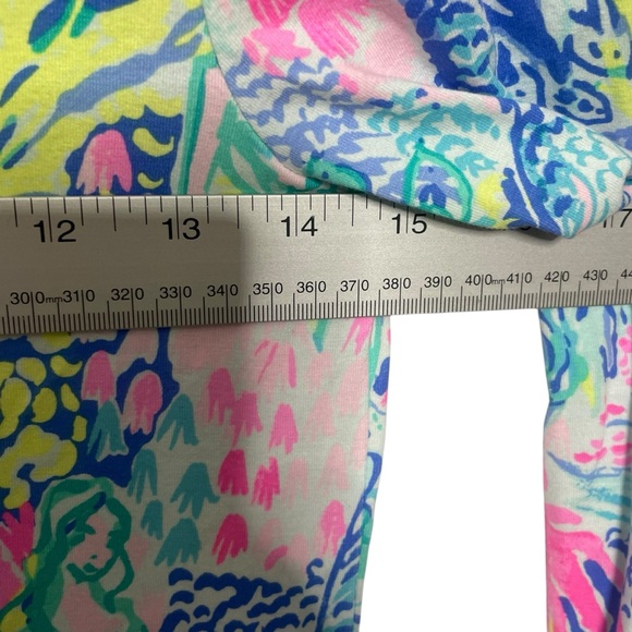 Lilly Pulitzer Sophie Mini Dress Mermaid Cove Blue Pink XXS 3/4 Sleeve - Picture 6 of 8